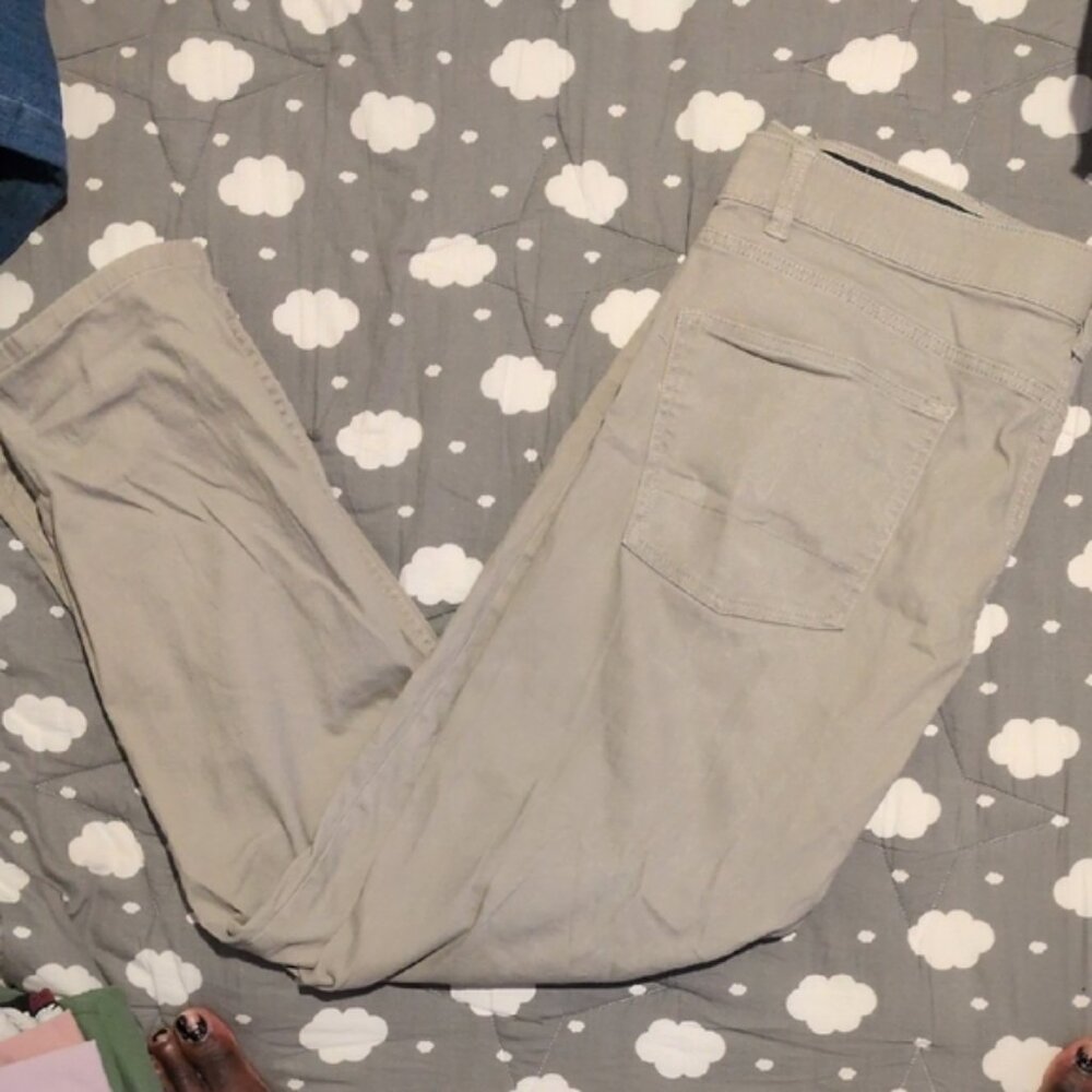 Chaps Light Gray Men's Dress Pants